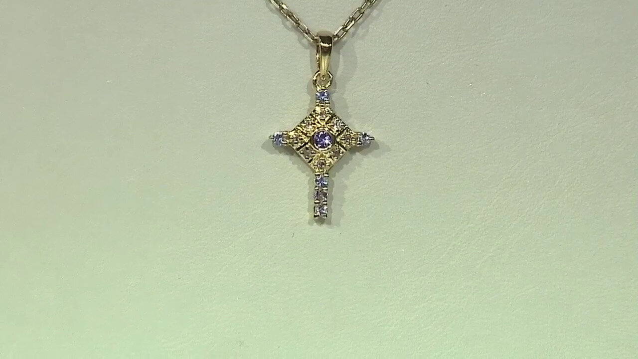 Video Tanzanite Silver Pendant