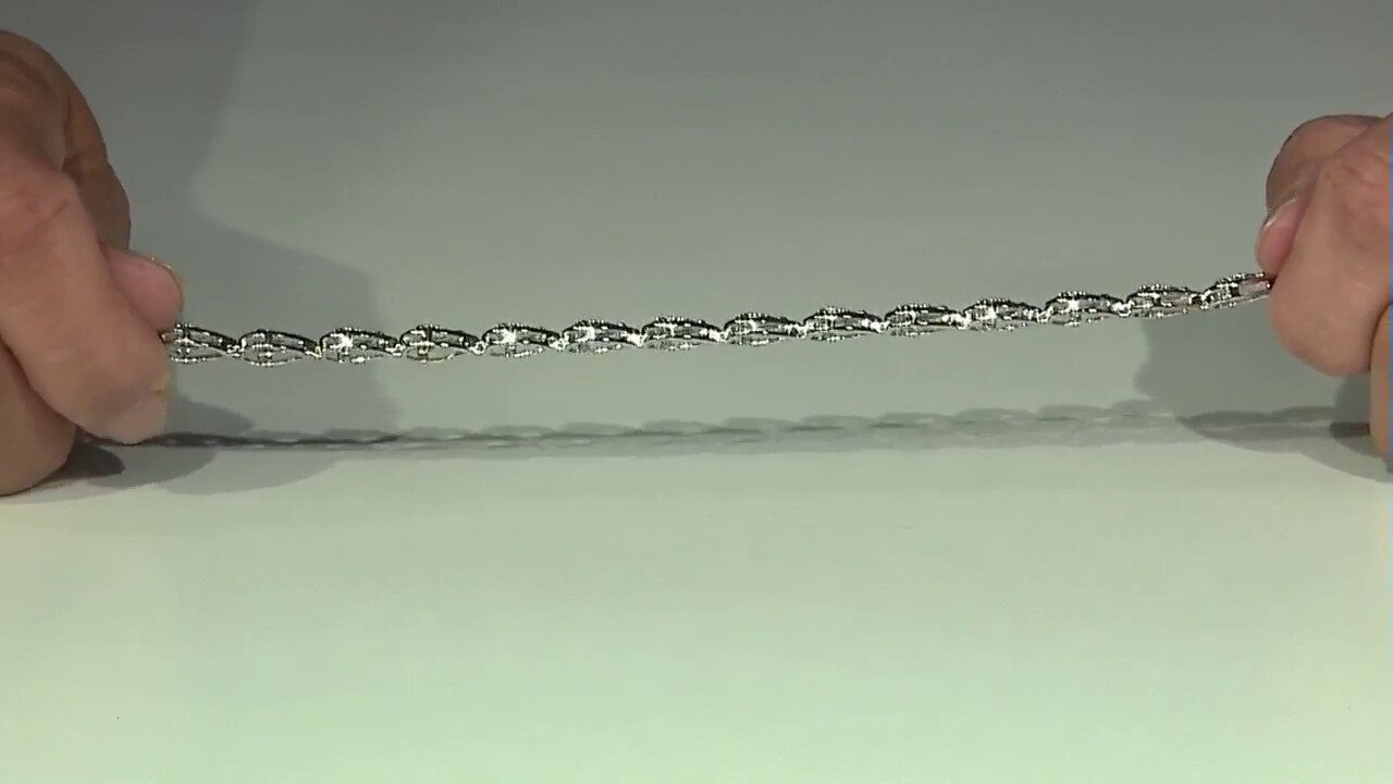 Video Brazalete en plata con Zircón