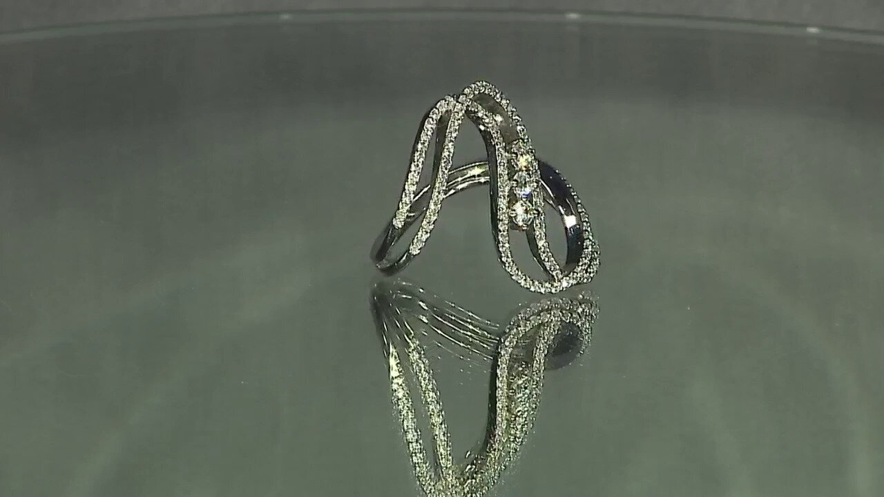 Video Zircon Silver Ring