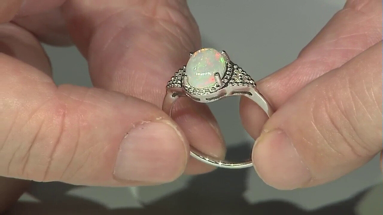 Video Welo Opal Silver Ring