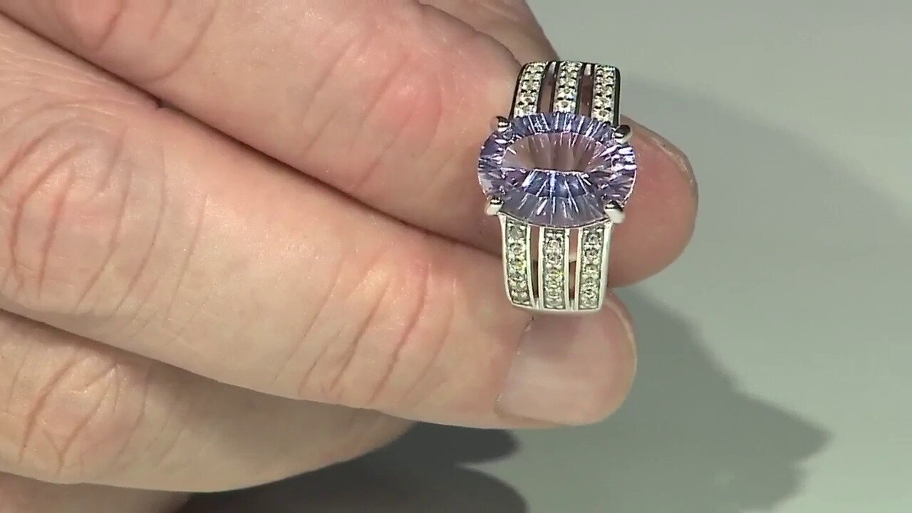 Video Bague en argent et Améthyste de Bolivie