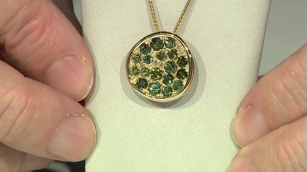 Video 14K Fancy Tourmaline Gold Necklace