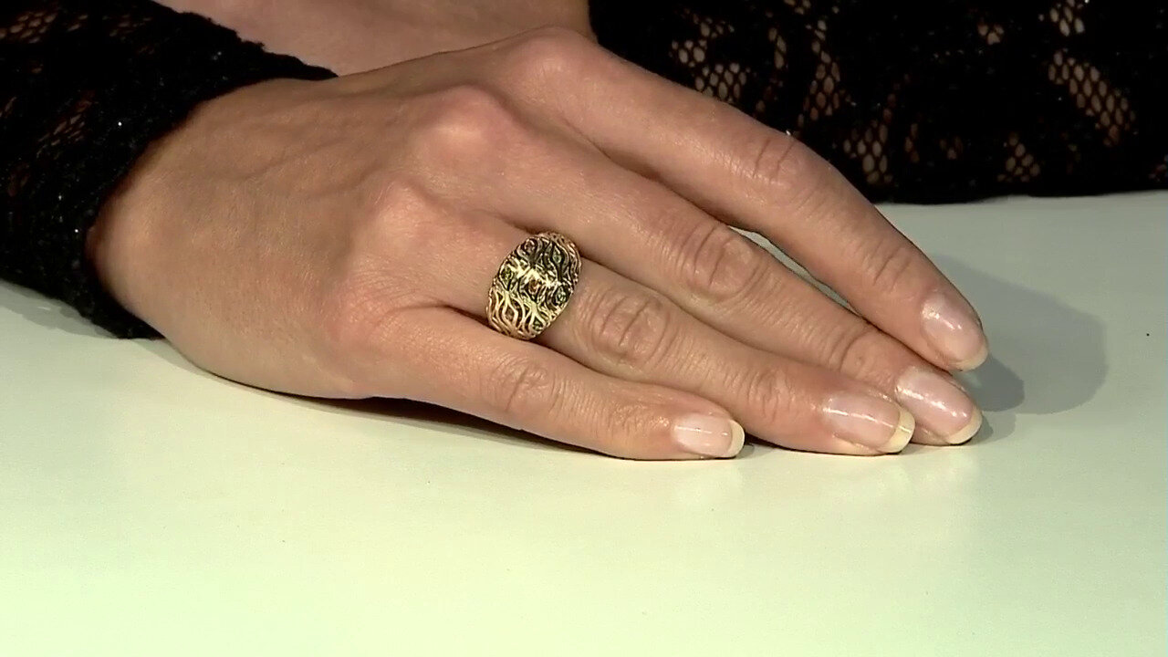 Video Anillo en oro con Turmalina (Ornaments by de Melo)