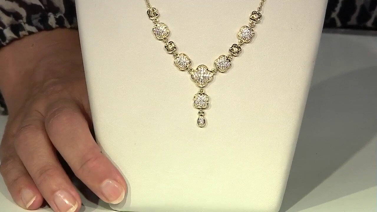 Video Zircon Silver Necklace