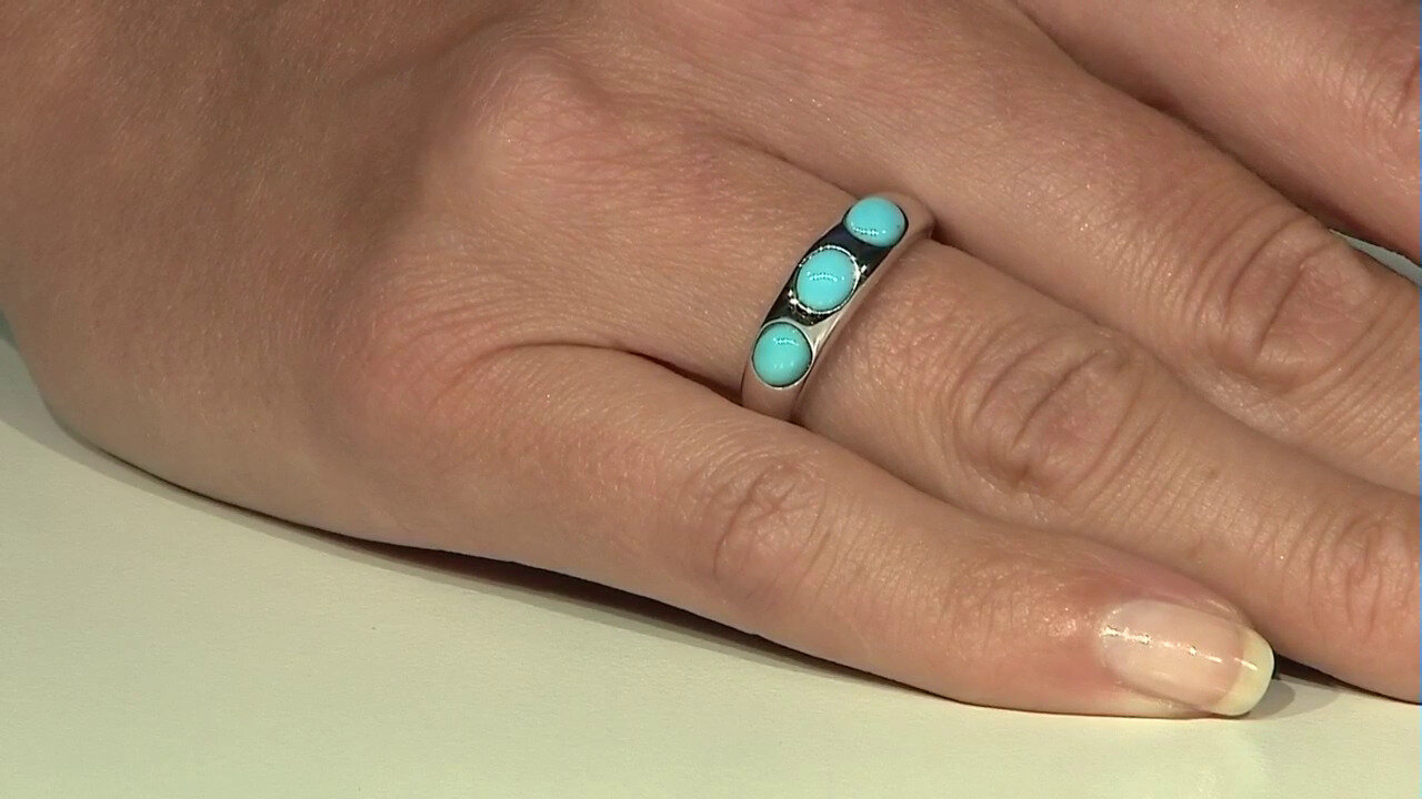 Video Sleeping Beauty Turquoise Silver Ring