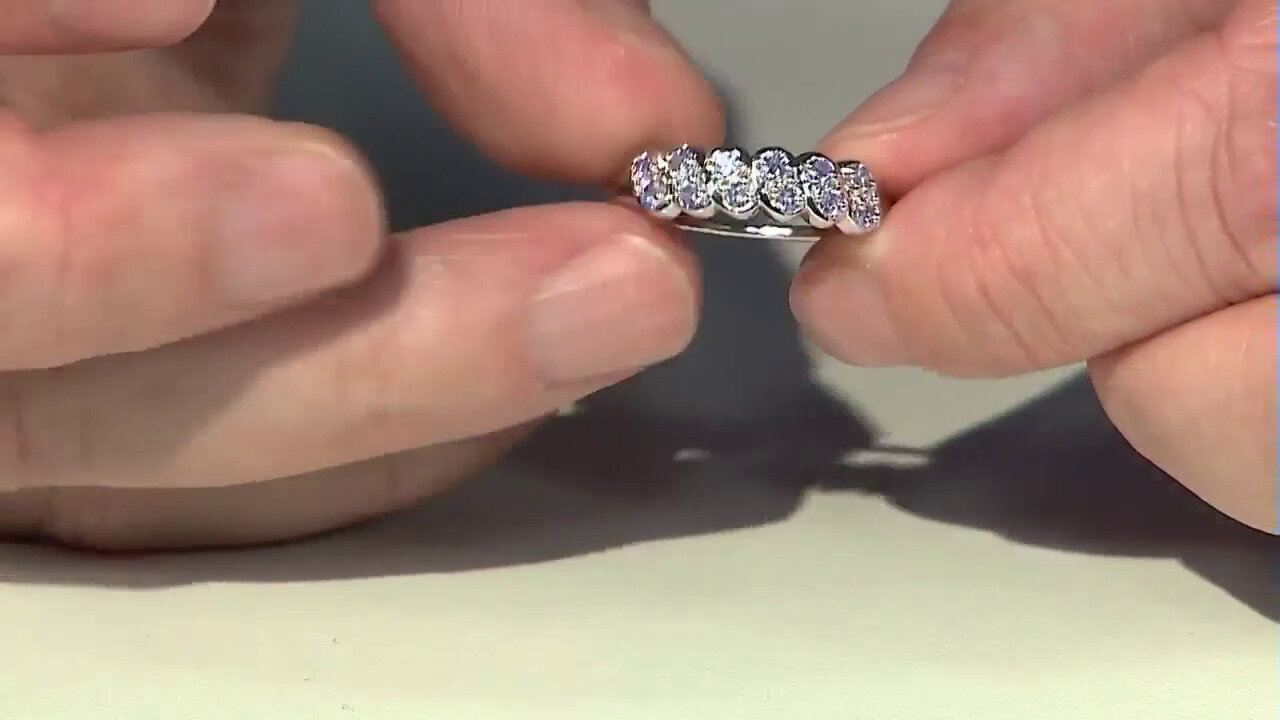 Video Tanzanite Silver Ring