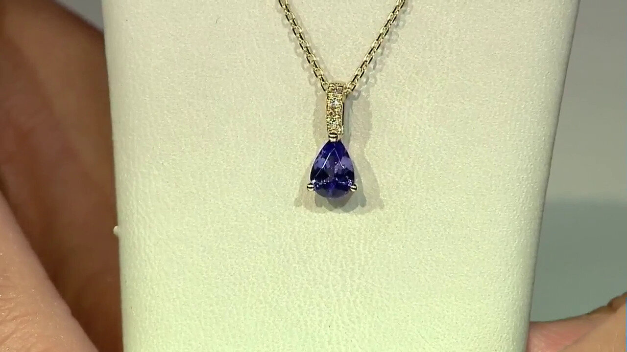 Video Collier en or et Tanzanite AAA