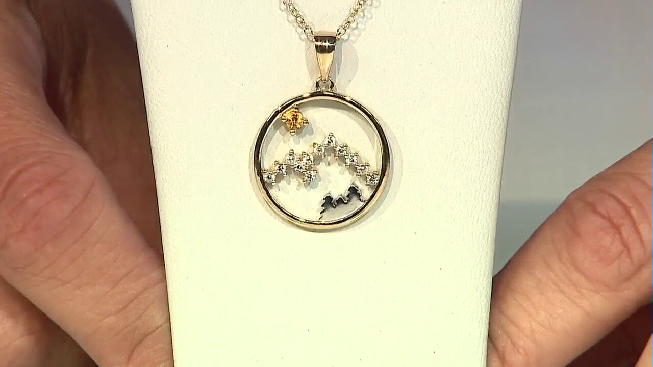 Video Citrine Silver Necklace