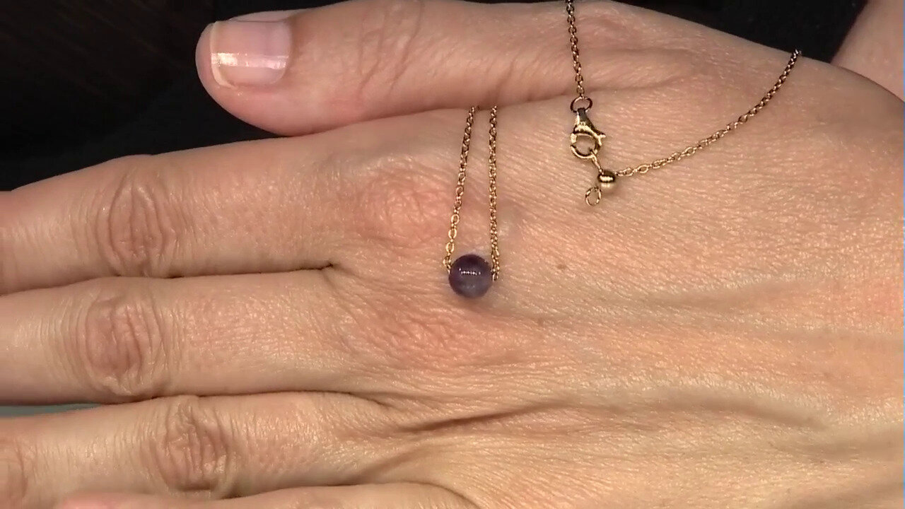 Video Amethyst Silver Necklace