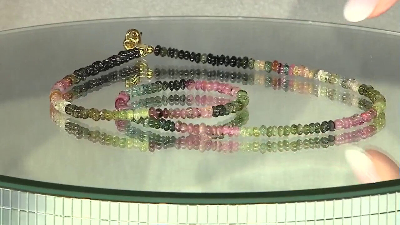 Video Fancy Tourmaline Silver Necklace