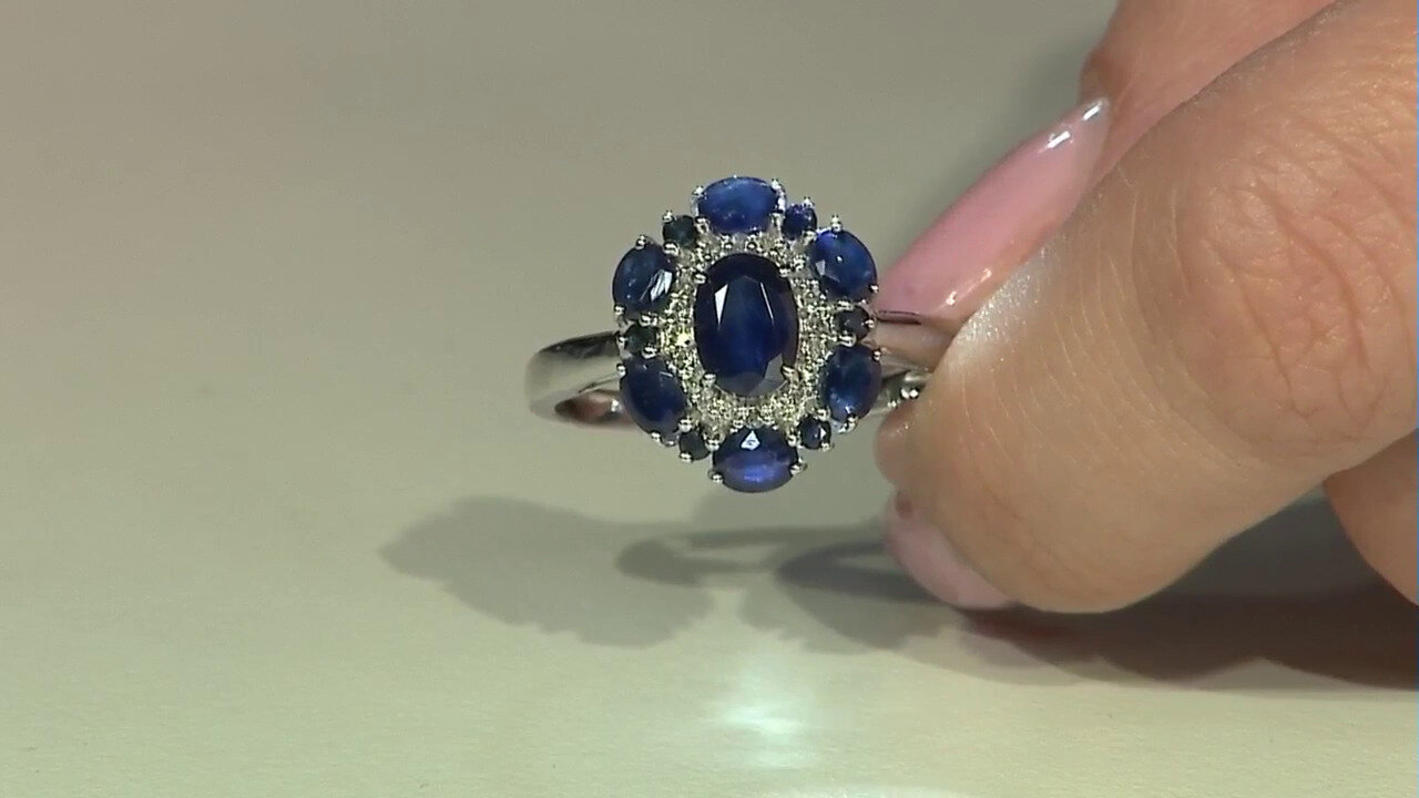 Video Tanzanite Silver Ring