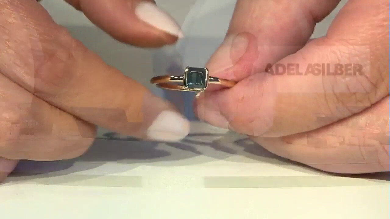 Video Bague en argent et Tourmaline verte de Benedito