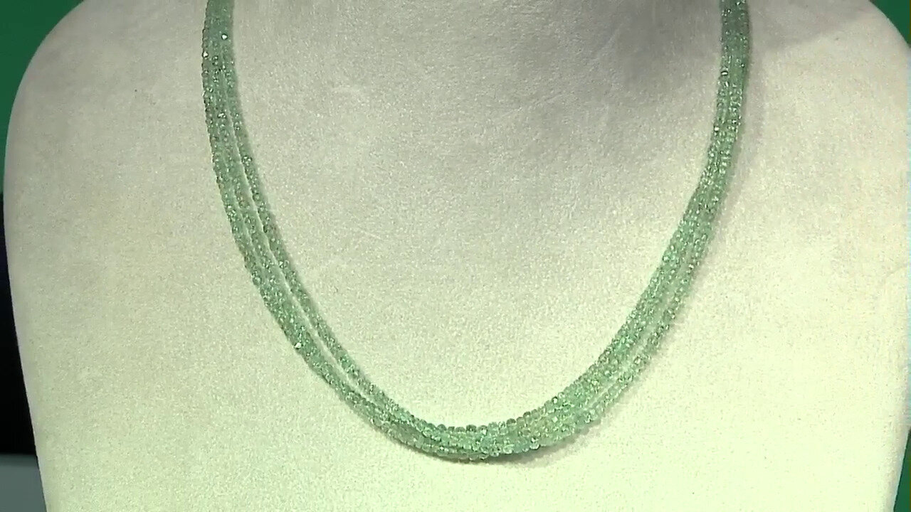 Video Pendentif en argent et Tourmaline verte de Benedito