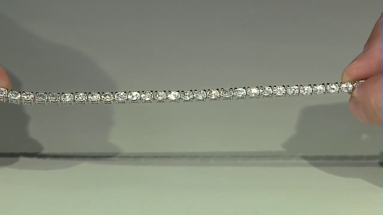 Video Brazalete en plata con Zircón