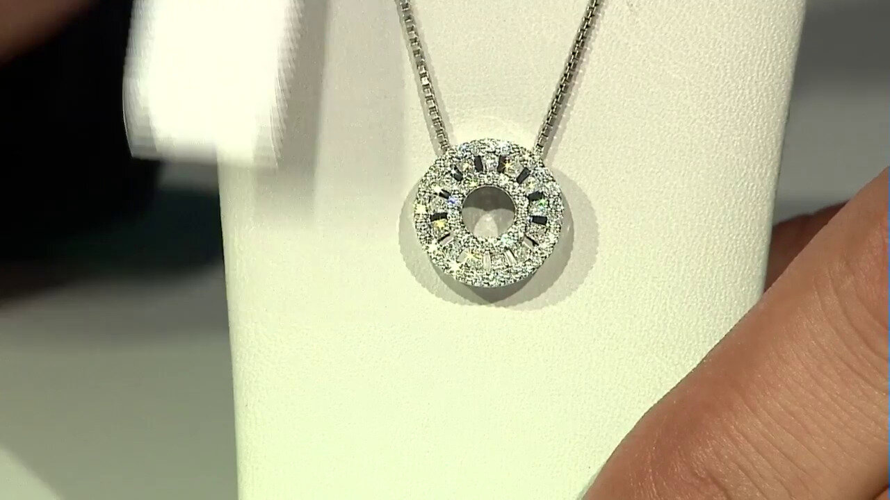 Video 9K SI1 (G) Diamond Gold Pendant (Annette)