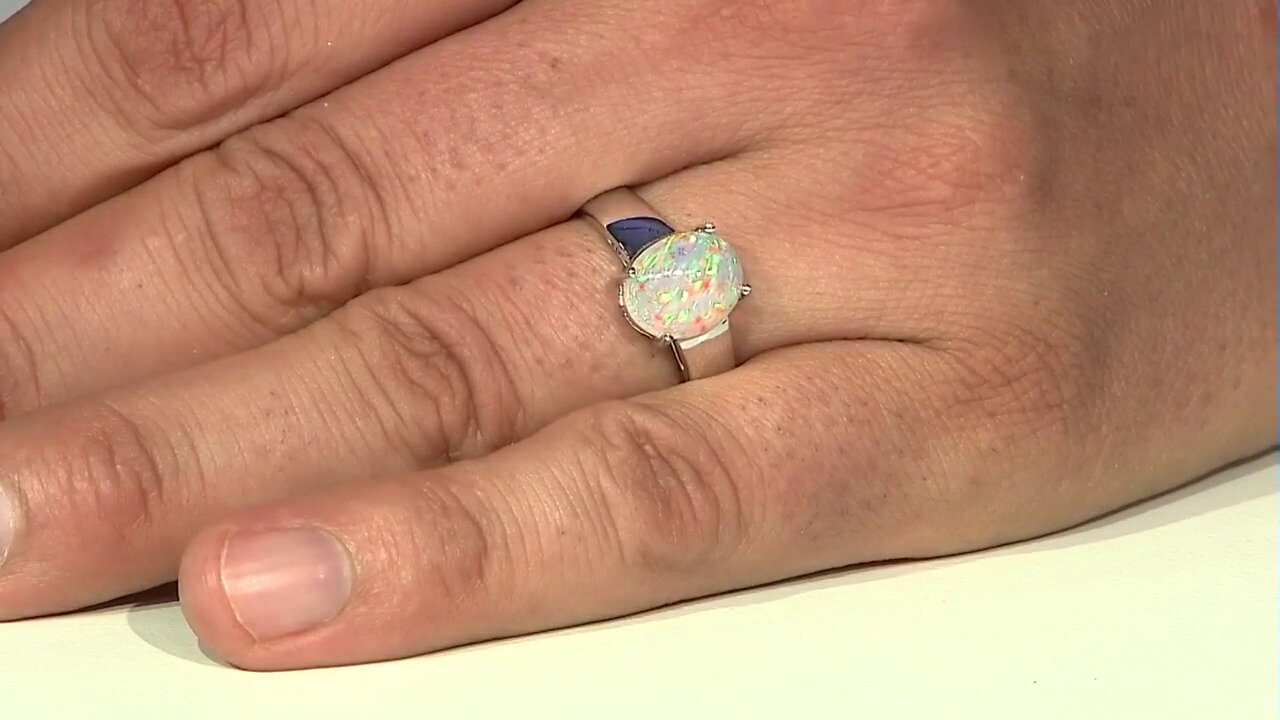 Video Welo Opal Silver Ring