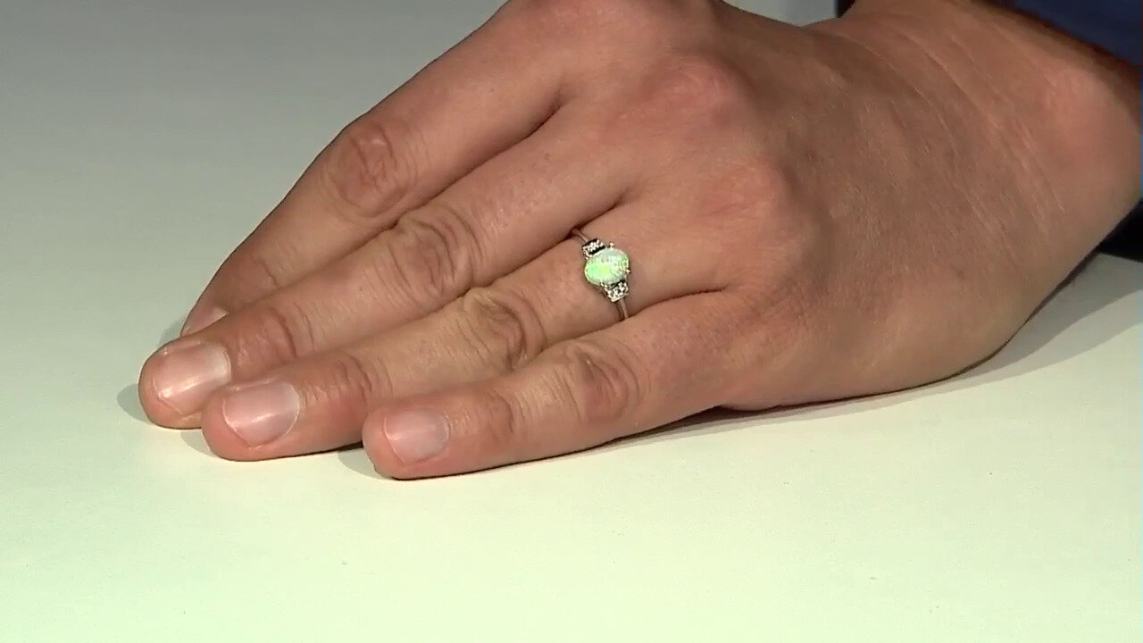 Video Bague en argent et Opale Welo