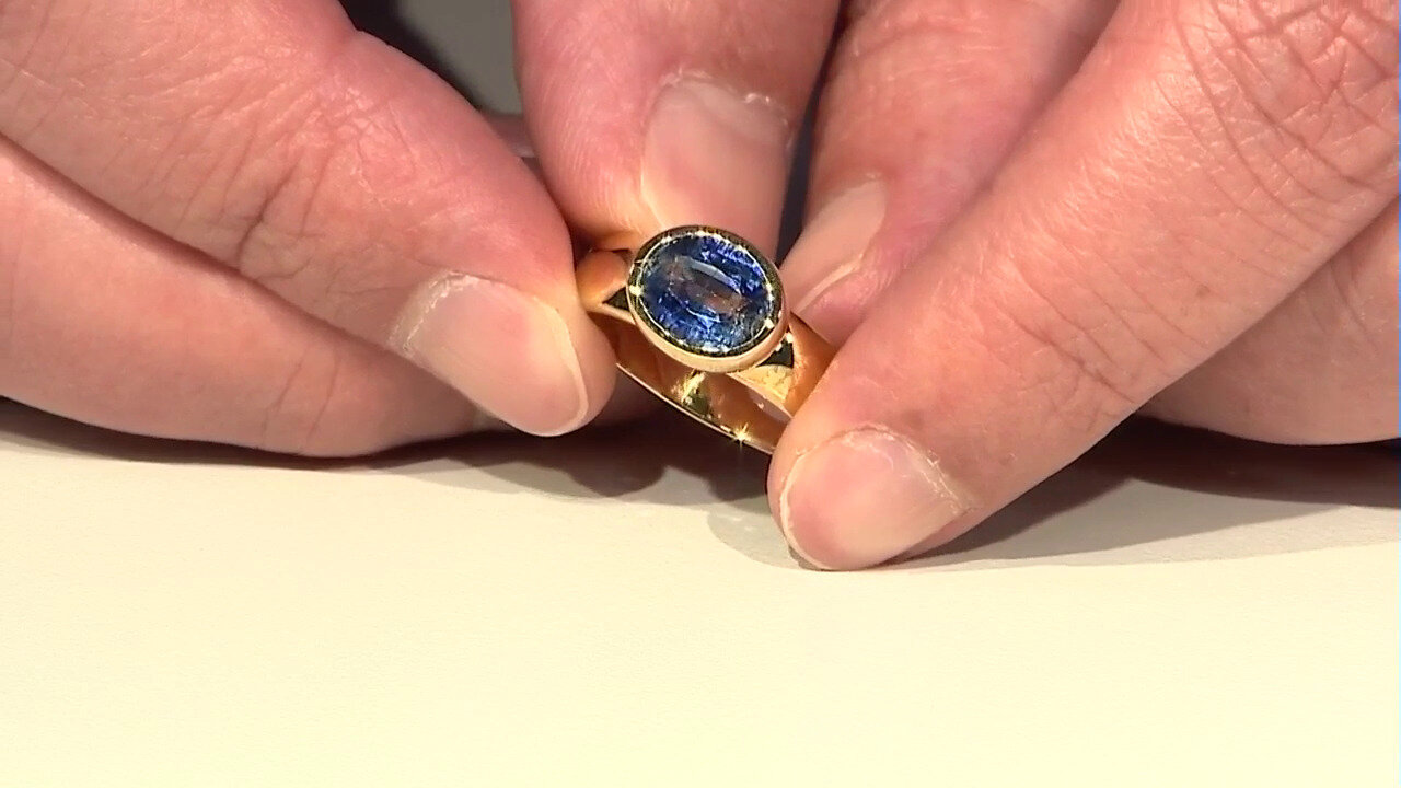 Video Bague en argent et Kyanite du Népal