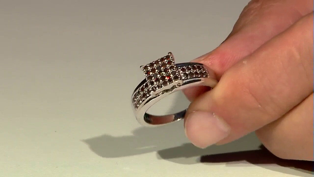 Video Bague en argent et Diamant fantaisie