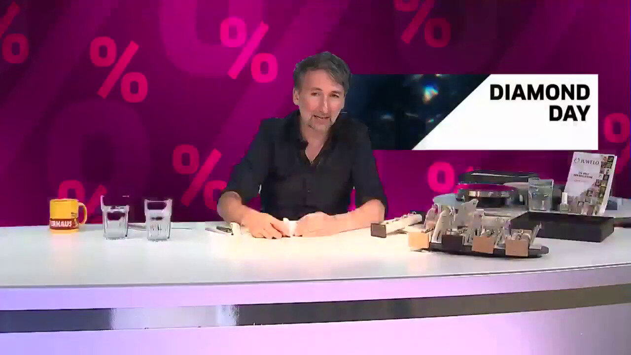 Video Orecchini in placcati in platino con Diamante Fancy