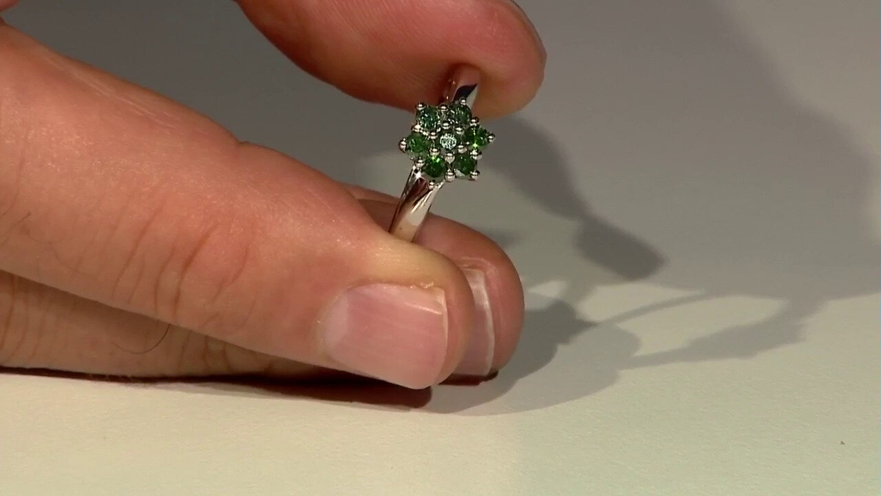 Video Fancy-Brillant-Silberring