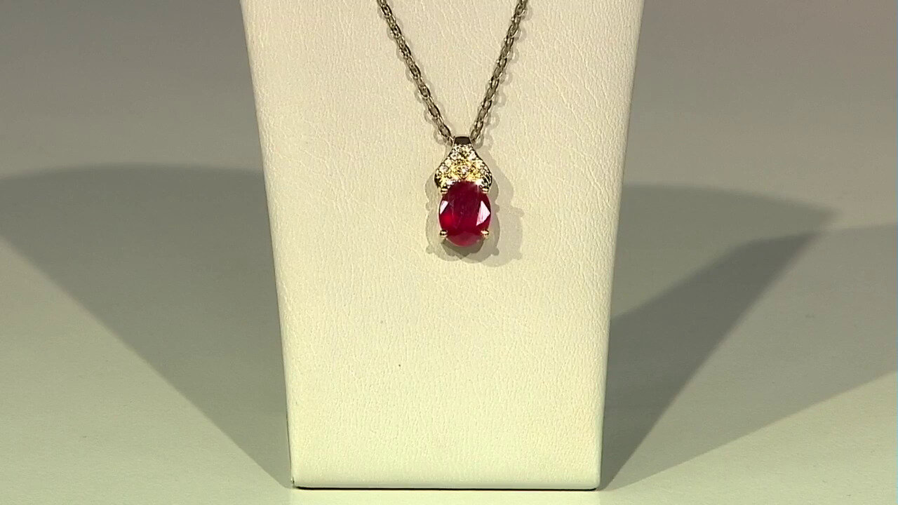 Video Madagascar Ruby Silver Pendant