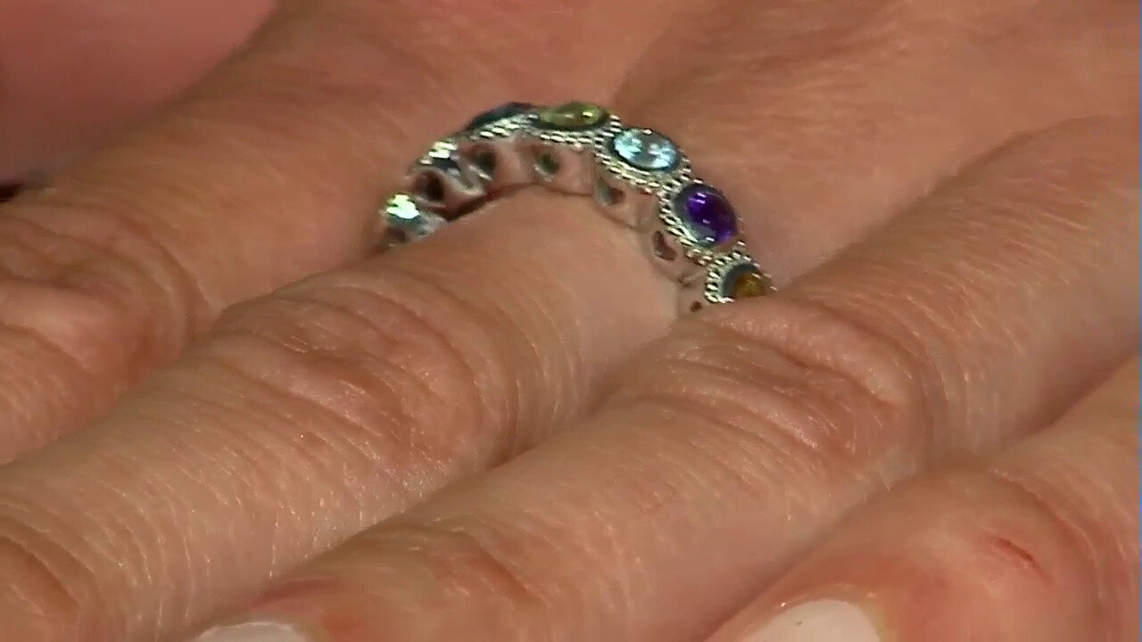 Video Zambian Amethyst Silver Ring