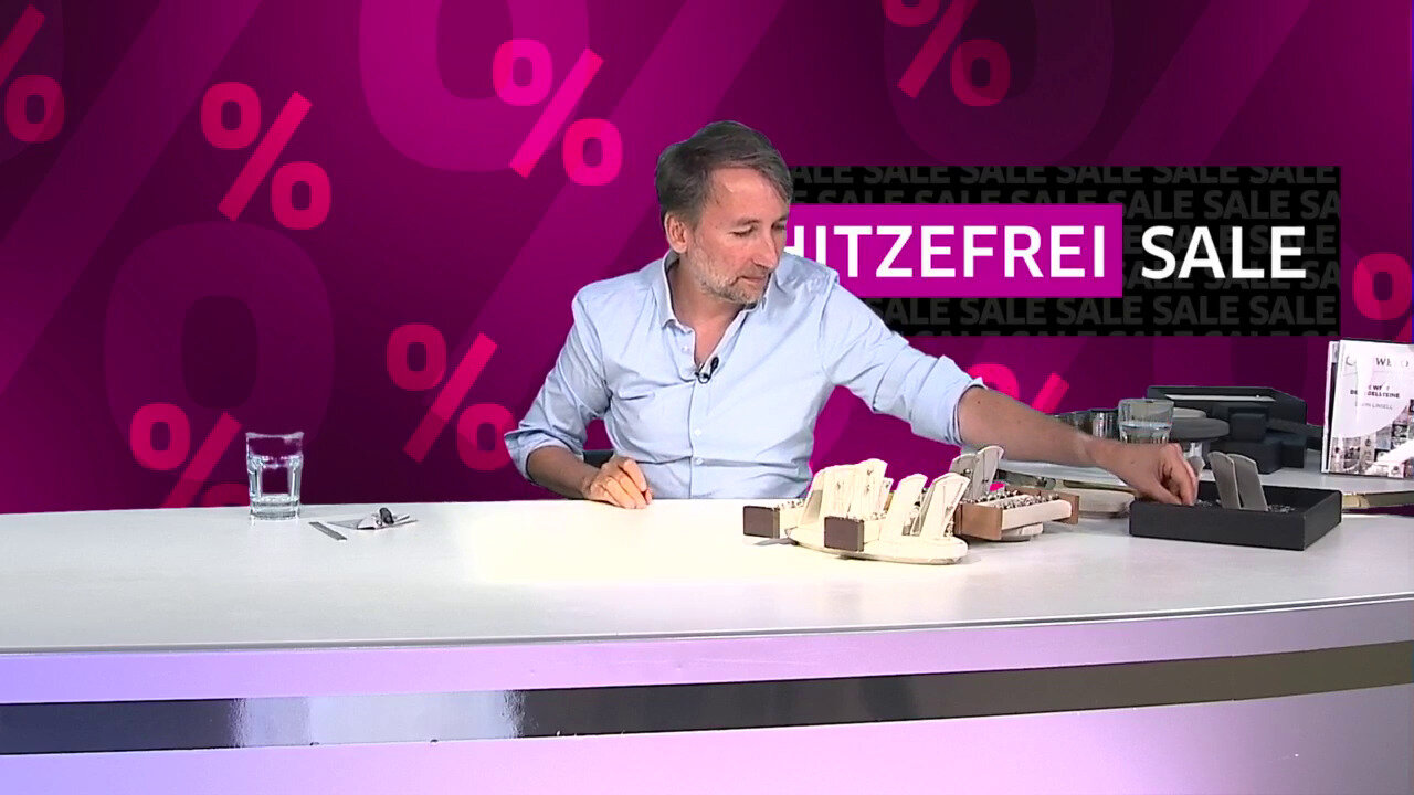 Video Zilveren ring met Onverhitte Purper Saffieren