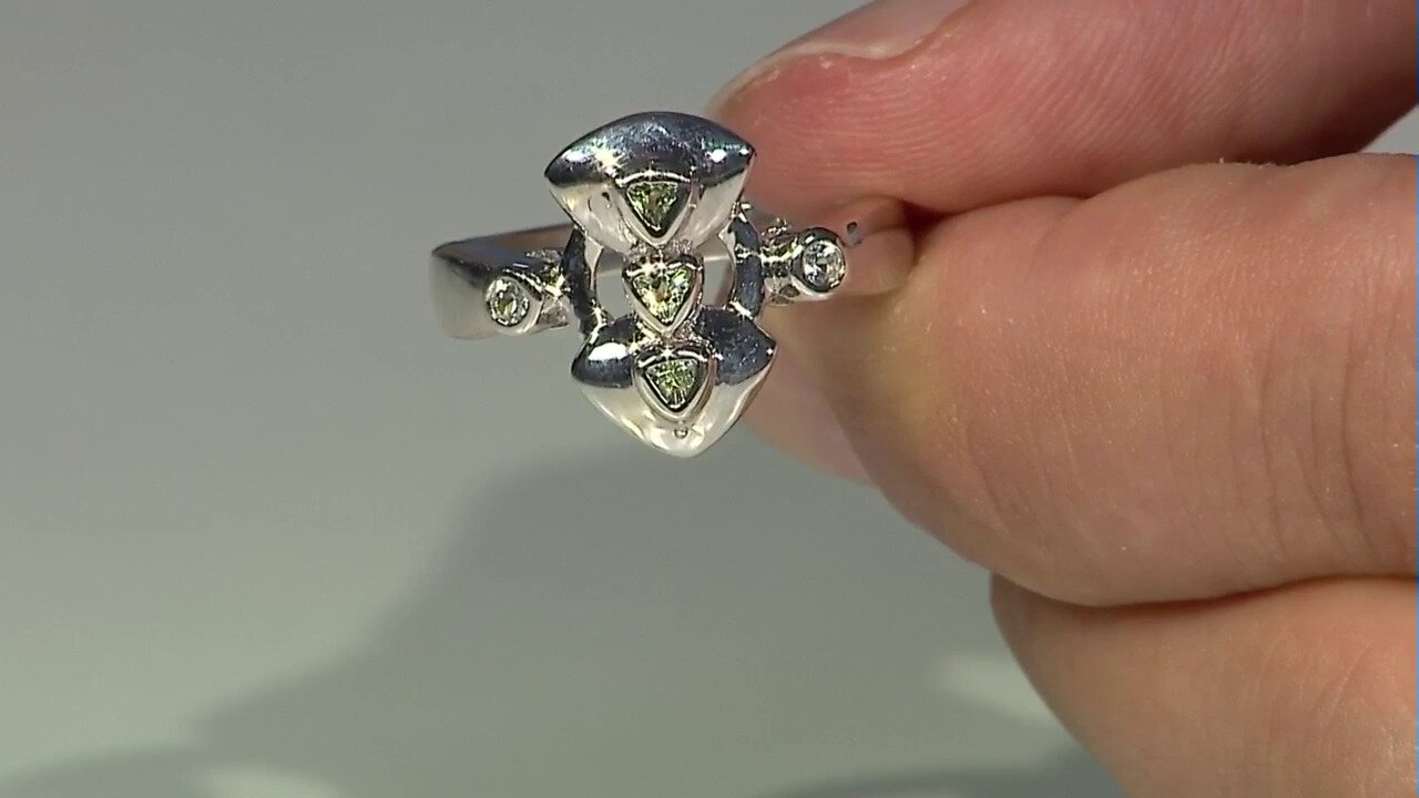 Video Zilveren ring met Paraiba toermalijnen