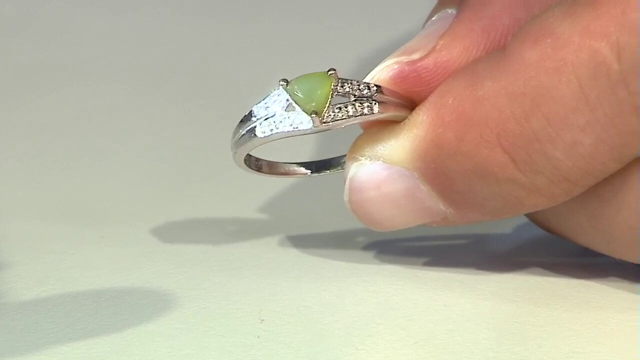 Video Anillo en plata con Ópalo Paraíba