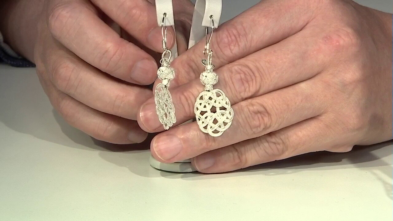 Video Boucles d'oreilles en argent