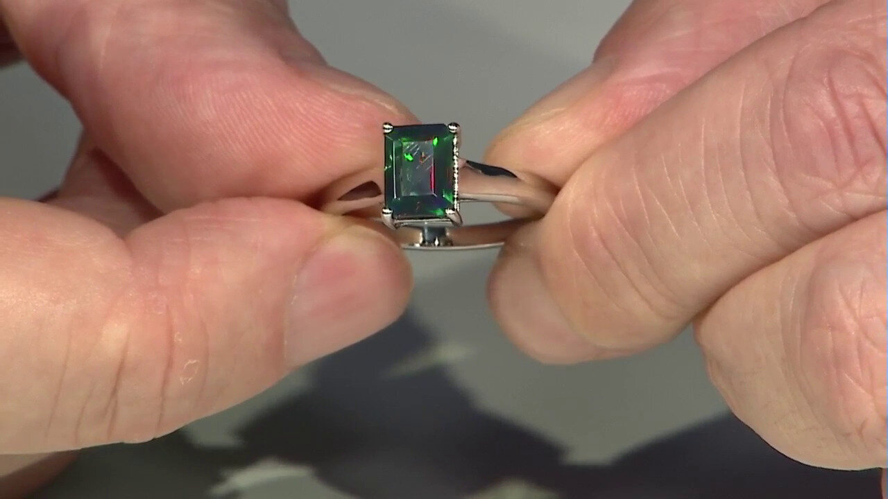 Video Mezezo Opal Silver Ring