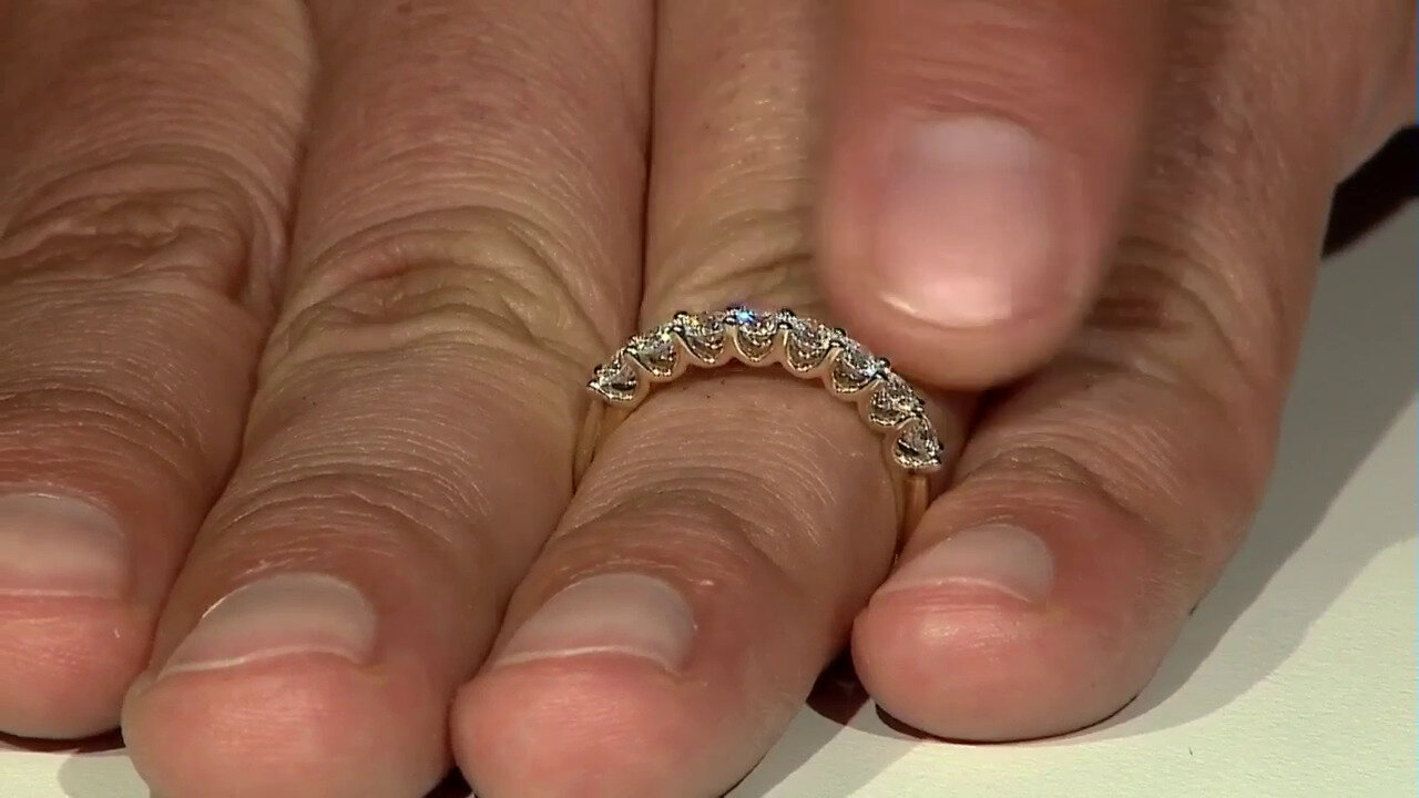 Video 9K SI1 (G) Diamond Gold Ring (Annette)