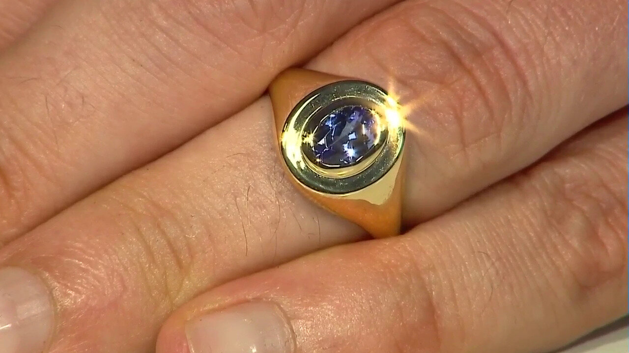 Video Tanzanite Silver Ring