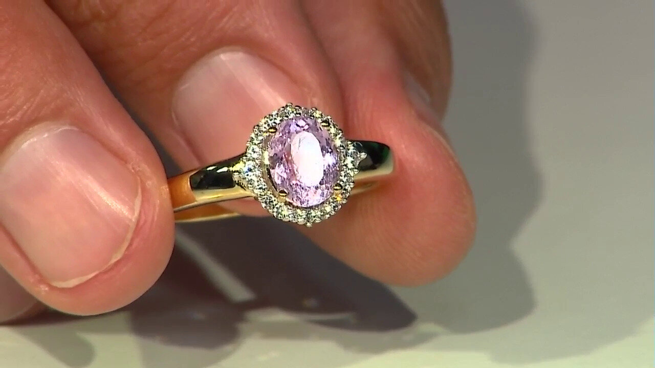 Video Kunzite Silver Ring