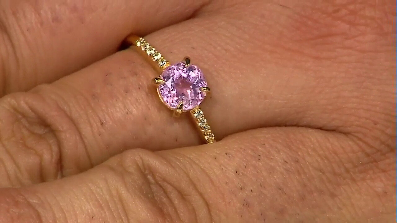 Video Kunzite Silver Ring