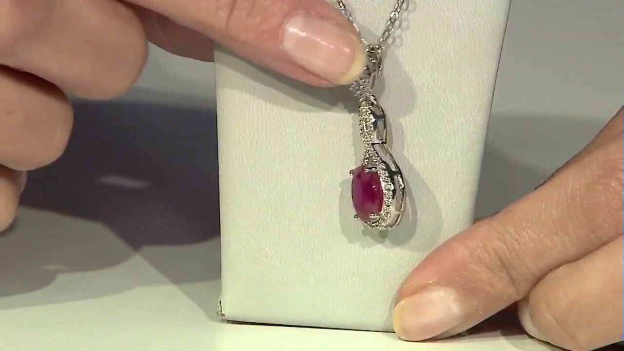 Video Madagascar Ruby Silver Pendant