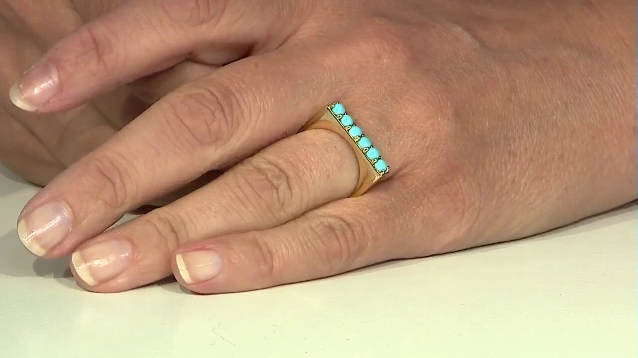 Video Sleeping Beauty Turquoise Silver Ring