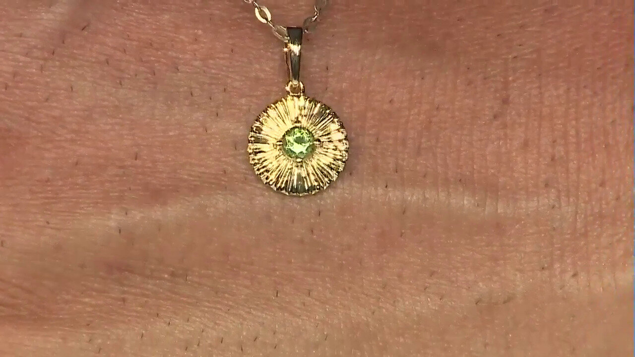 Video Pendentif en argent et Péridot