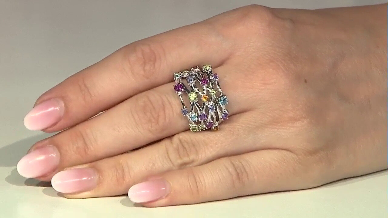 Video Tanzanite Silver Ring