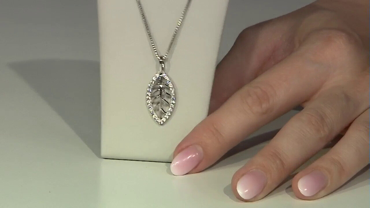 Video Zircon Silver Pendant