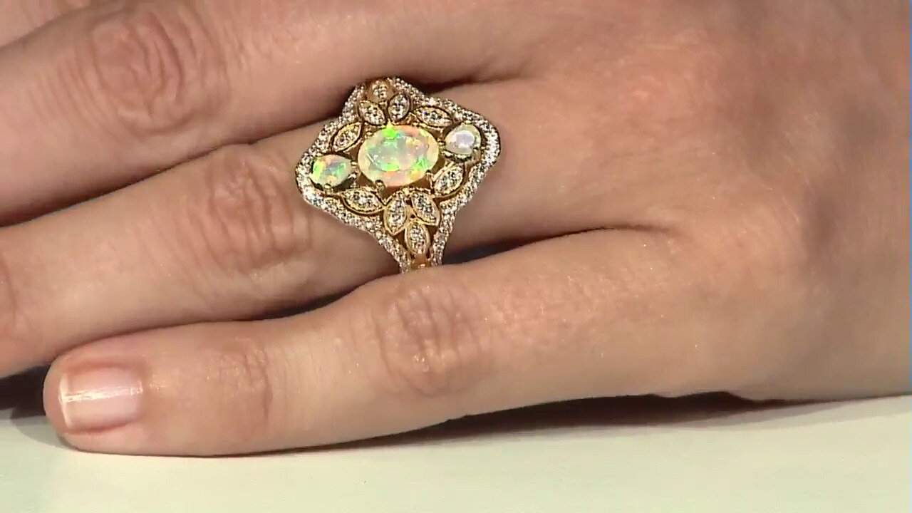 Video Welo Opal Silver Ring