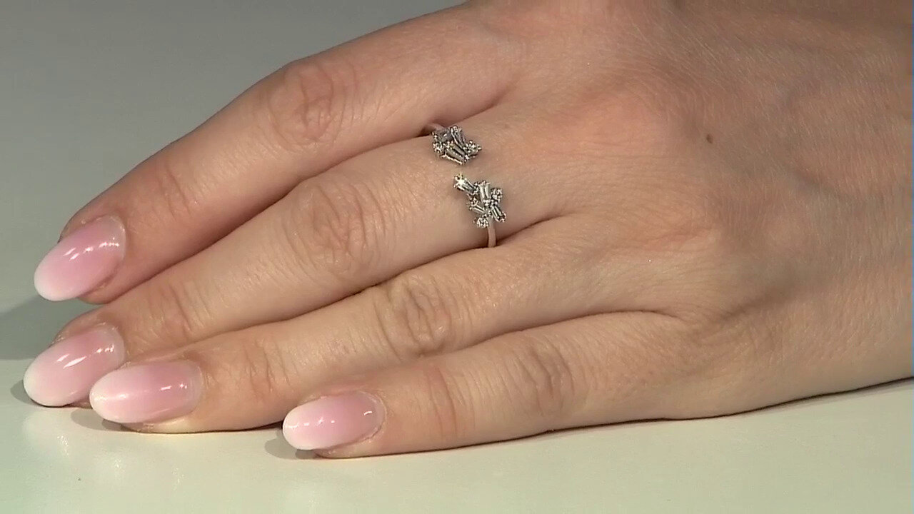 Video 18K SI2 (H) Diamond Gold Ring (CIRARI)