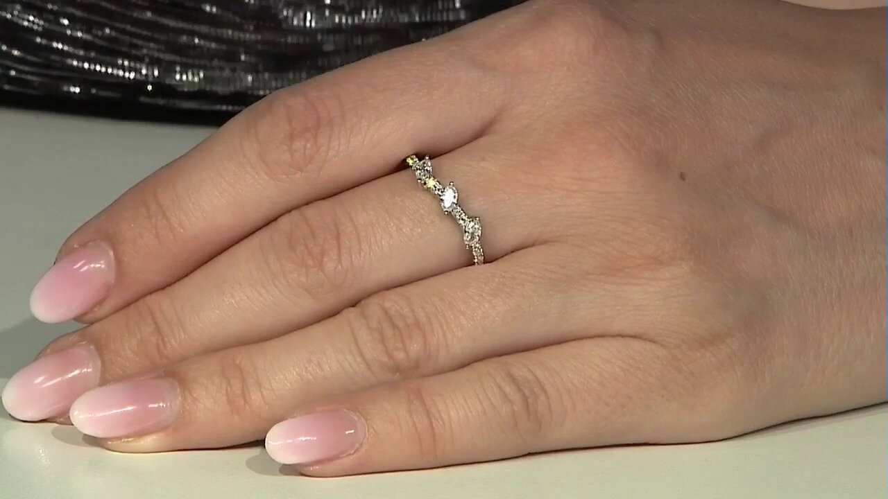 Video 18K SI1 (H) Diamond Gold Ring (CIRARI)