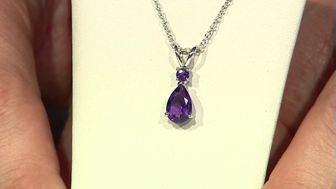 Video Moroccan Amethyst Silver Necklace