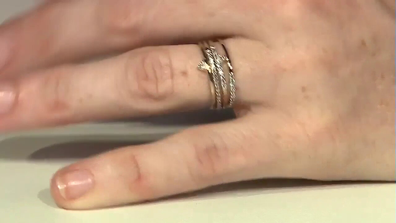 Video Anillo en plata con Topacio blanco