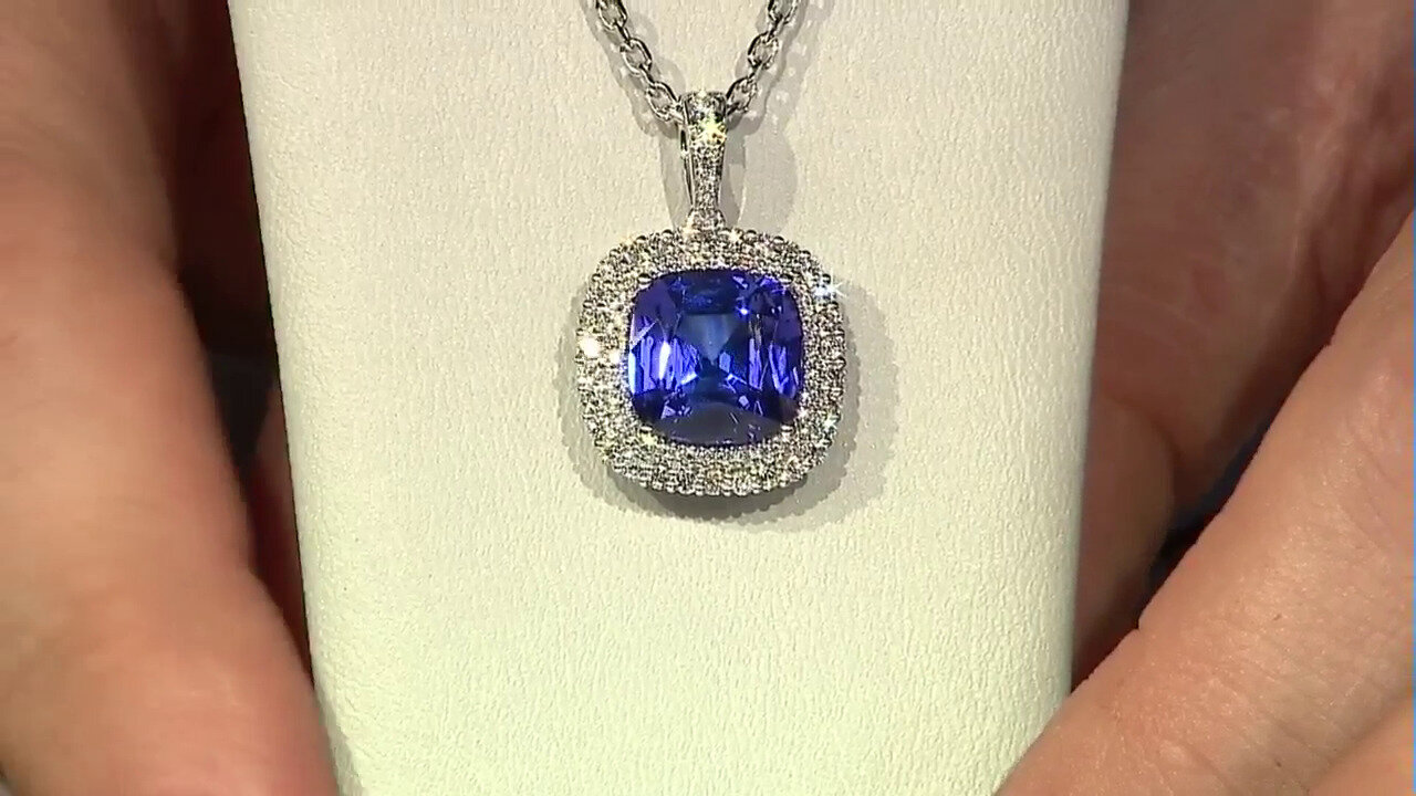 Video Collier en or et Tanzanite AAA (CIRARI)