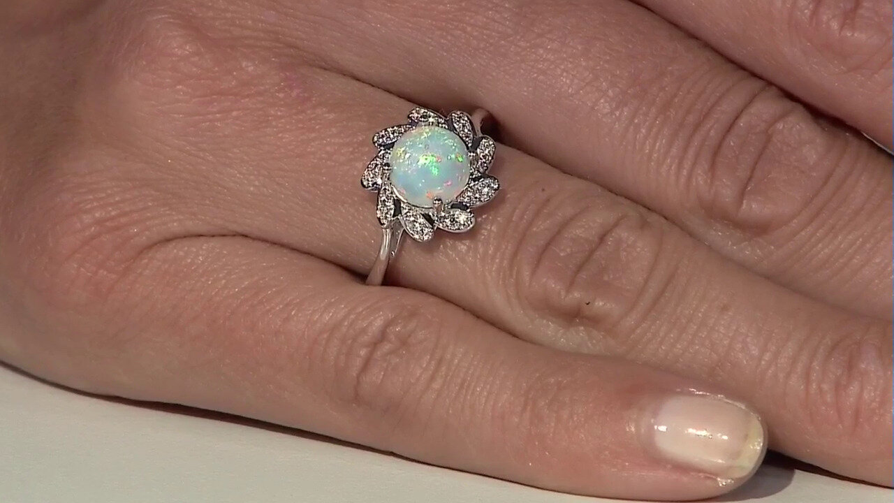 Video Welo Opal Silver Ring