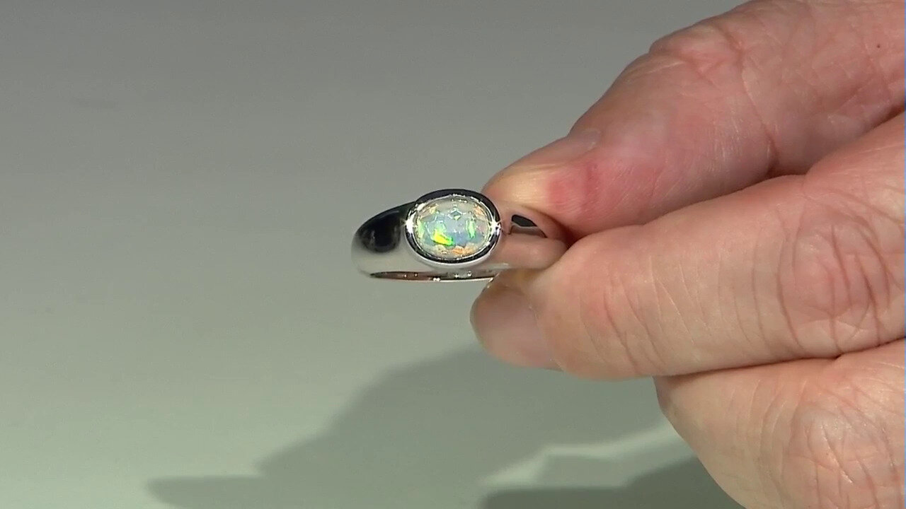 Video Welo Opal Silver Ring