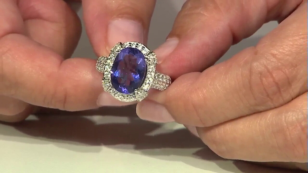 Video Colour Change Fluorite Silver Ring